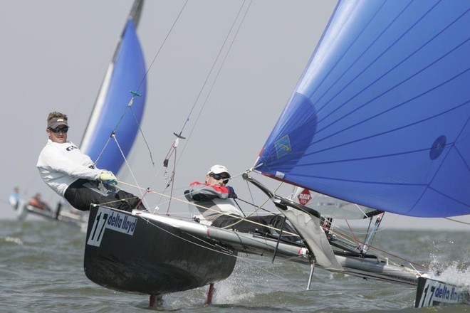 John Lovell Charlie Ogletree. (USA 808) © 2008 Richard de Jonge. - Delta Lloyd Regatta 2008 ©  SW
